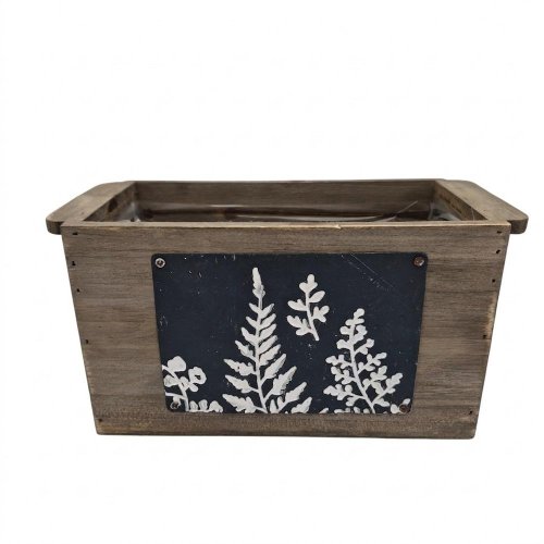 514fl/s debnička drevo listy s hnedá+modrá