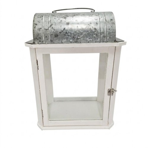 Lampáš kov biely v44/32x22cm