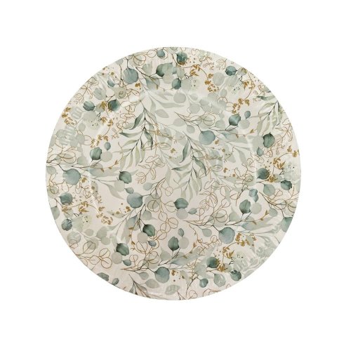 Ppl8003700 tanier pap. pr.18cm/8ks golden eucalyptus