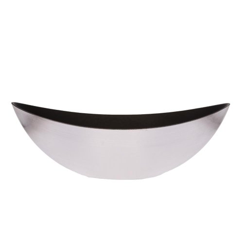 Loďka plast 39x12x13cm strieborná
