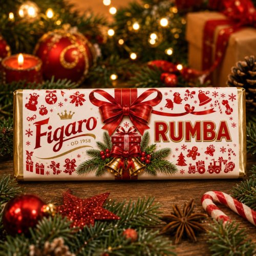 Vianočná čokoládka Rumba / Santa a sob