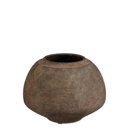 Váza ares hnedá h18xd24cm
