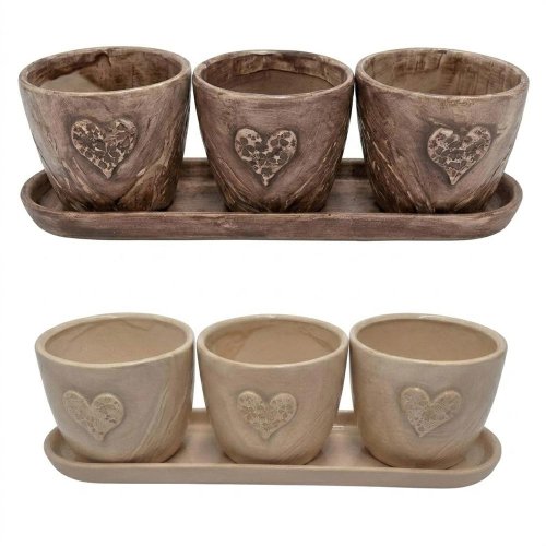 Set kvetináčov 32xv10cm