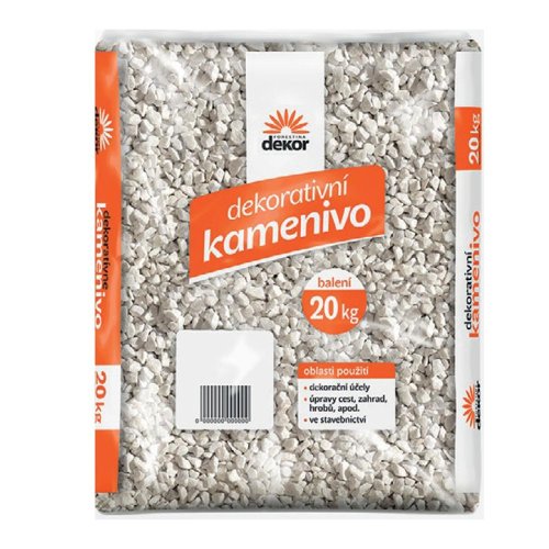 Mramorová drť 20kg 8-12mm /54/biela