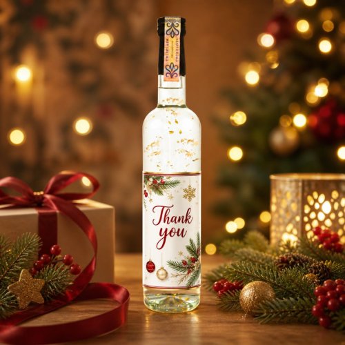 Vianočná vodka / borovička / slivka so zlatom 