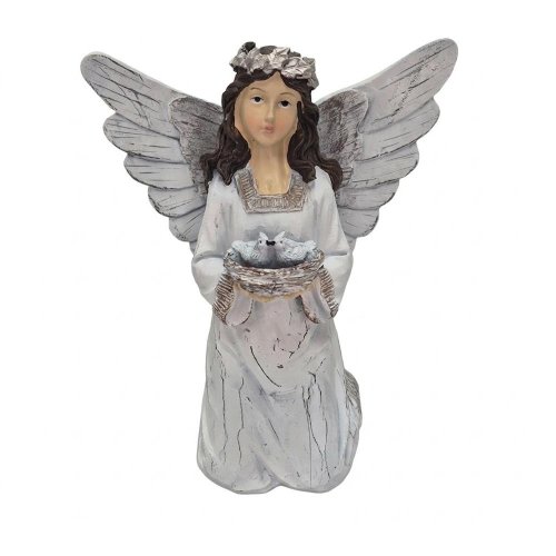 Anjel s holubicami 22x12,5x25,5cm