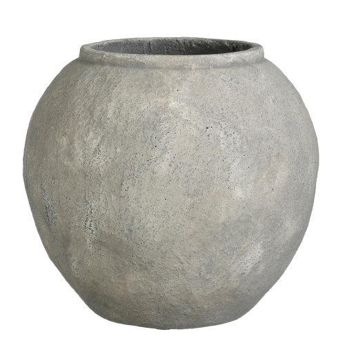 Váza mica gregory sivá/cement - v32xh35cm