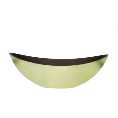 Loďka plast 55x13,5x17,5 metal bl.zelená