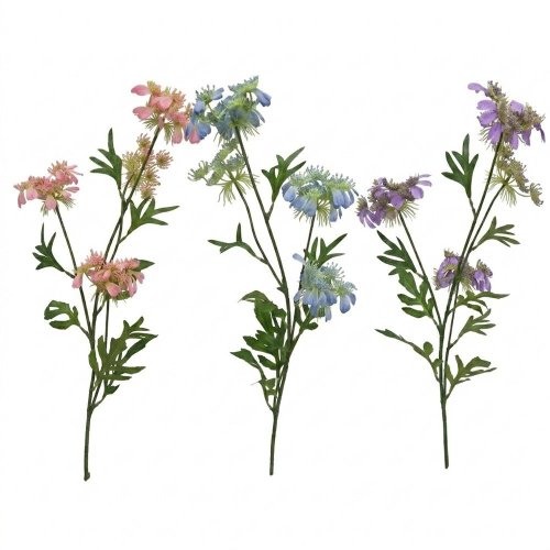 Ks scabiosa mix/3f 81cm - Umelé kvety