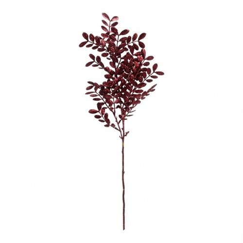 Konár lístky červený 68cm - Umelé kvety