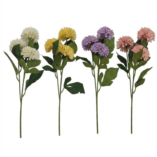 Ks dalia 3-hlavy mix/4f 65cm - Umelé kvety