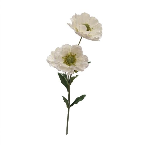 Ks papaver biely 71cm - Umelé kvety