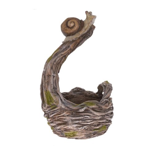 Slimák obal poly 29x28x48cm zeleno-hned. - Vianočné dekorácie a ozdoby