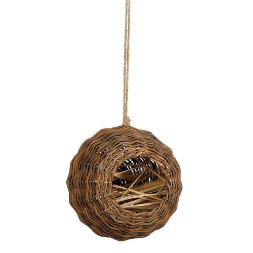 Hniezdo prútie záves tm hnedý  v19/pr.19cm