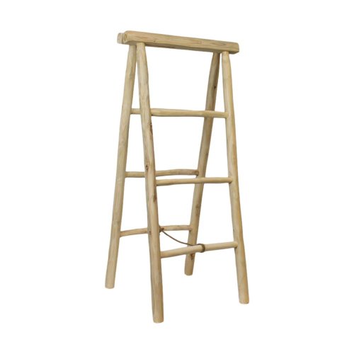Dvojitý rebrík z teakového dreva 50x45x100cm fsc recyklovaný 100% - Veľkonočné ozdoby
