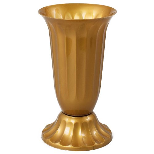 064 váza uh vrúbkovaná 14 zlatá /14xv24cm/
