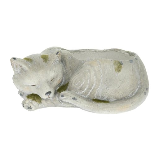 Mačka obal mgo 34,5x23x14cm sivá - Vianočné dekorácie a ozdoby