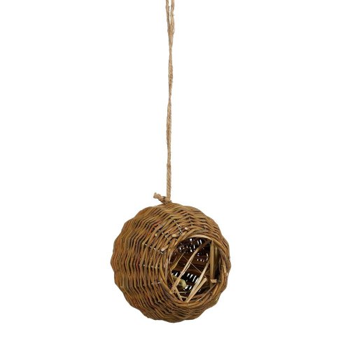 Hniezdo prútie záves tm hnedý v17/pr.17cm - Umelé kvety