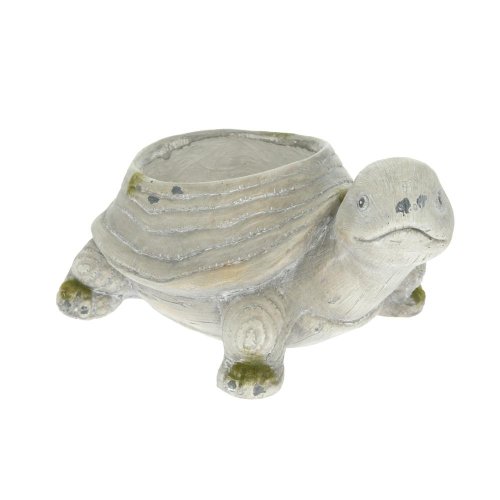 Korytnačka obal mgo 33,5x23,5x18cm sivá - Vianočné dekorácie a ozdoby