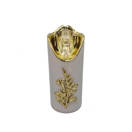 Svet.led rico ľalia white-gold-wh 12,5cm 4/25/lux-bat - Aranžérsky materiál