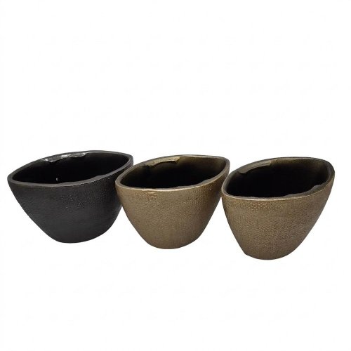 Obal loďka mix farba metal 23x15xv15cm