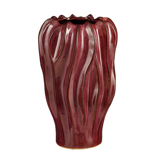 Váza keramika thom bordó v35/pr.22cm