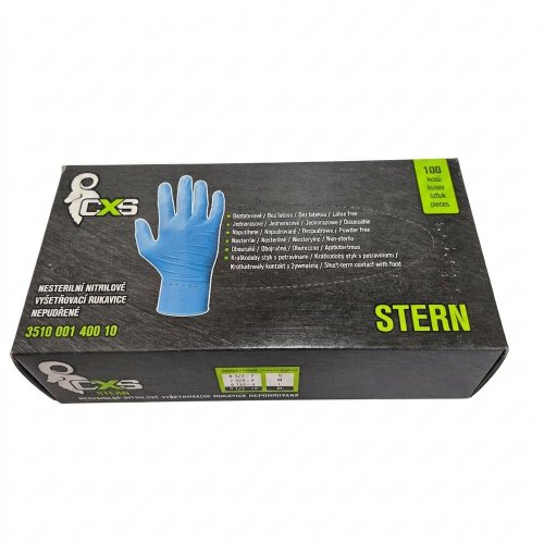 Rukavice stern eco modré č.10/xl jednoraz.nitril