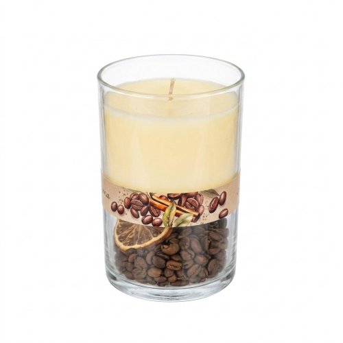 Duo coffe sklo veľ.krém 420gr - Umelé kvety