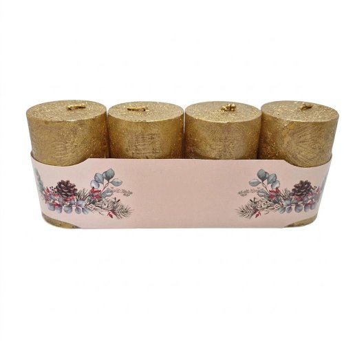 Valec 4-pack rustic met.zlatý