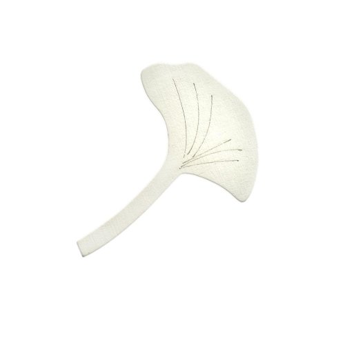 Suš. list ginko biely s/10 8x6x0,3cm