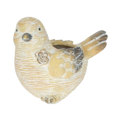 Vtáčik obal poly 15x11x13cm béžový