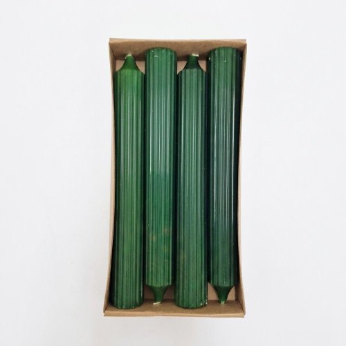 Kónická 4-pack ryflowana zelený 3,5x25,5cm,bal.4ks - Veľkonočné ozdoby