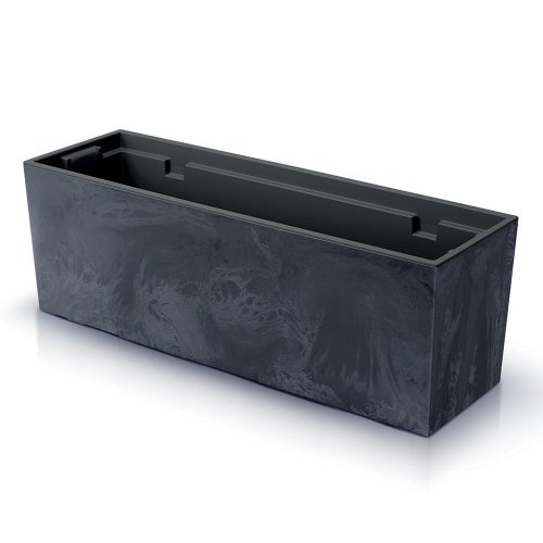 Duc800e hrantík+vklad urbi case beton effect antr.77x23,5xv24,6cm/40l - Umelé kvety