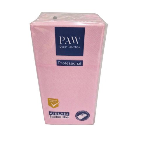 Adp001704 servítky 40x40cm/25ks monocolor light rosa - Vianočné osvetlenie