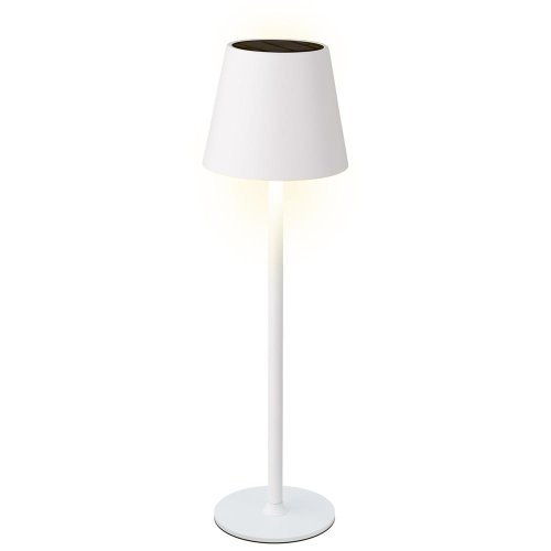 Solárna lampa biela pr.11/v37cm