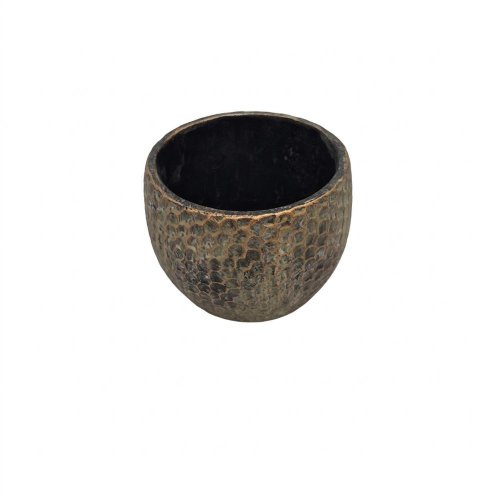 A1 obal cement zlato-zelený 15,5x15,5x12cm