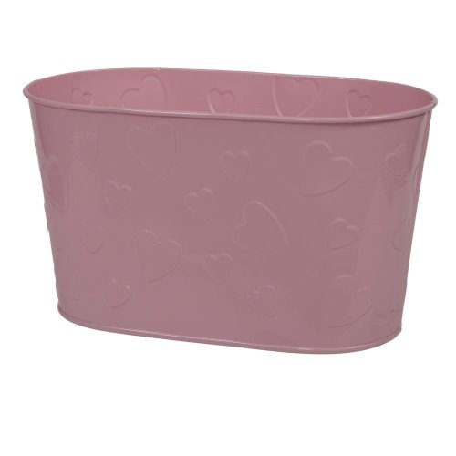 Obal ovál plech 23x13x13cm ružový - Veľkonočné ozdoby