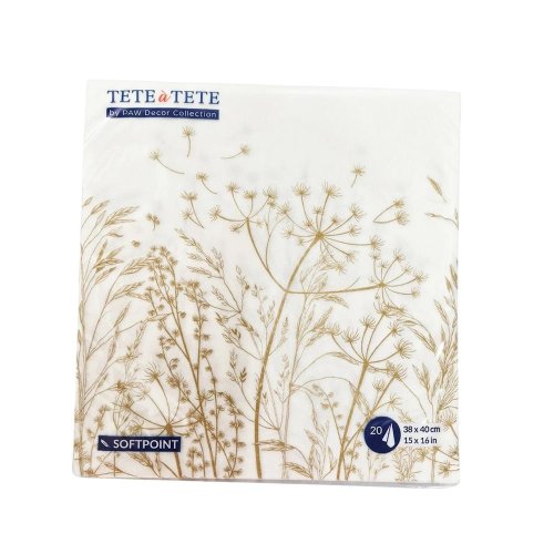 Pund129200 servítky 38x40cm/20ks seamless meadow