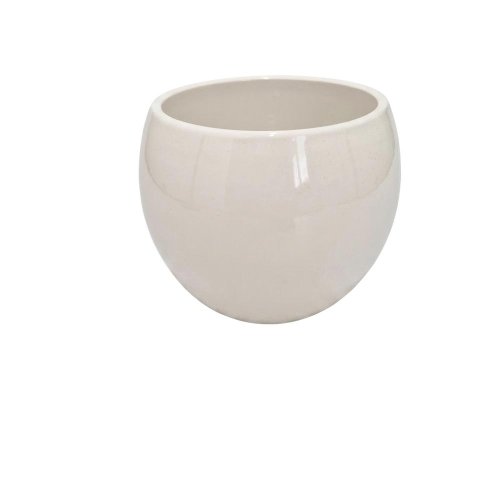 Obal guľa biely 16xv12cm - Umelé kvety