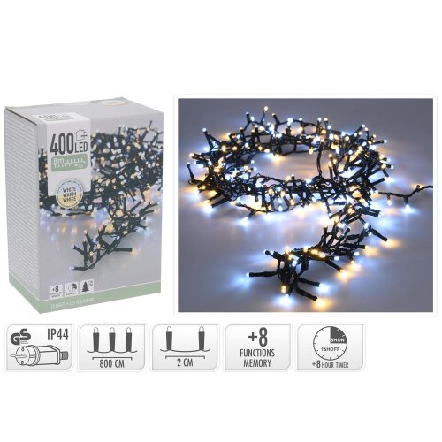 Snake led lights 400led wh ww - Vianočné osvetlenie