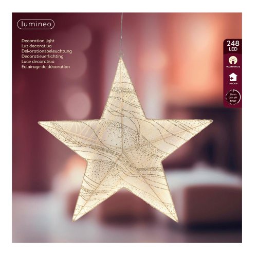 Led hviezda 58x6cm