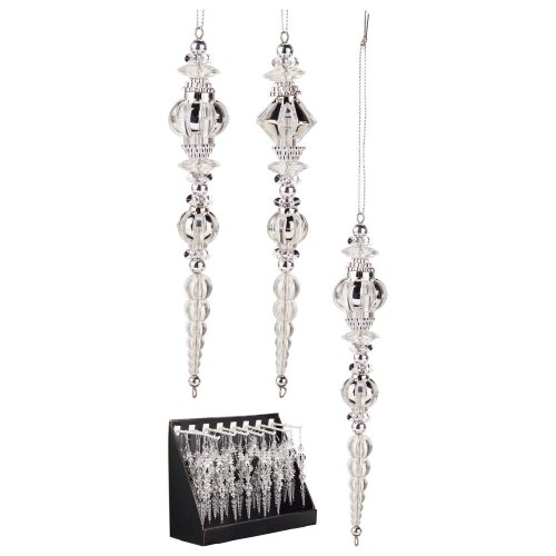 Závesná ozdoba diamant 17 cm 2ass