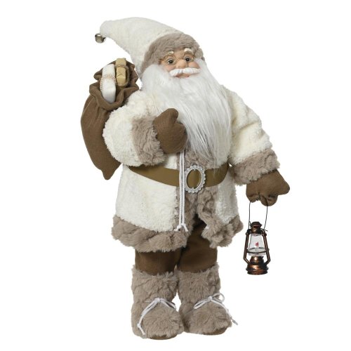 Santa polyest. v30/17/11cm - Vianočné dekorácie