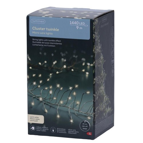 Led svetlá s 8 funkciami/ww a efektom blikania 9m