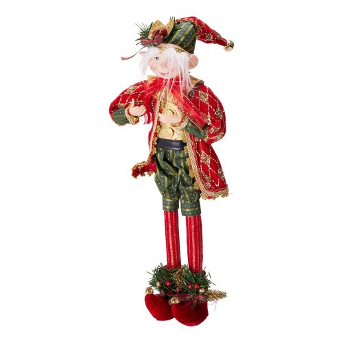 Stojaci škriatok 45 cm - Vianočné dekorácie