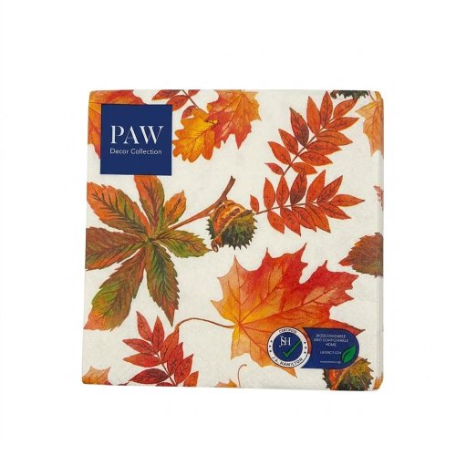 Sdl136500 servítky 33x33cm/20/3vrst. fall colors