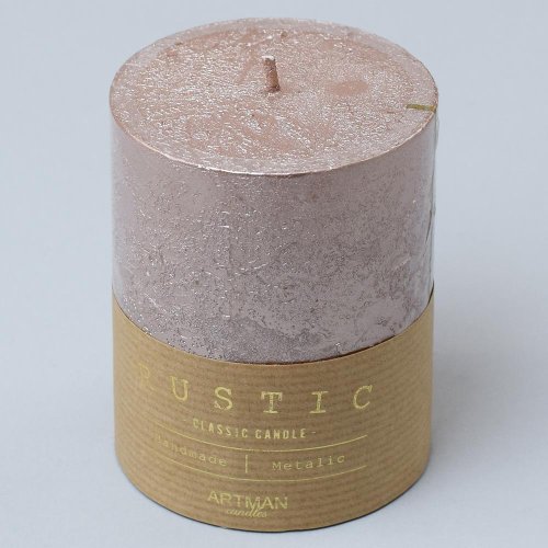 Rustic metalic val.7x9 rose gold