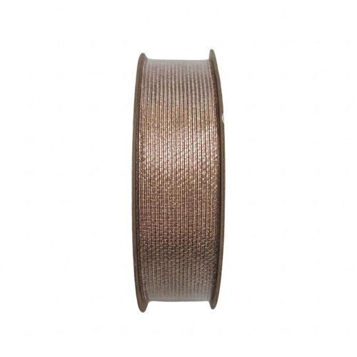 Stuha vian 2,5cm/15m ružovozlatá - Vianočné dekorácie