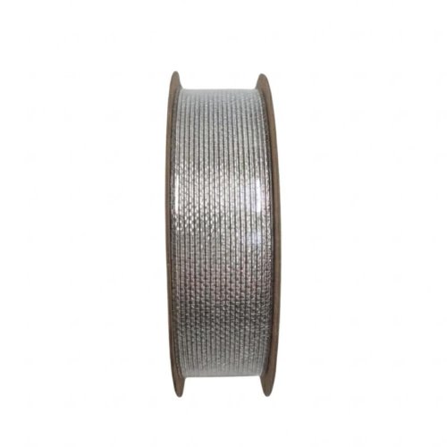Stuha vian 2,5cm/15m strieborná