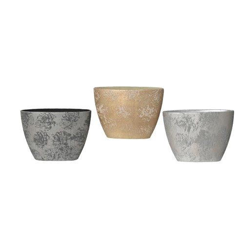 Obal ovál vysoky gliter mix farba v22x33x15cm
